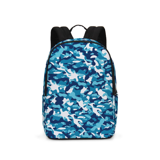 Camo Blue Large Backpack