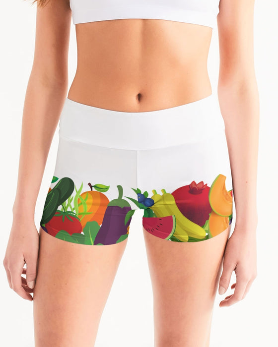 Fueled By Plants Women's Mid-Rise Shorts