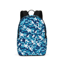  Camo Blue Large Backpack